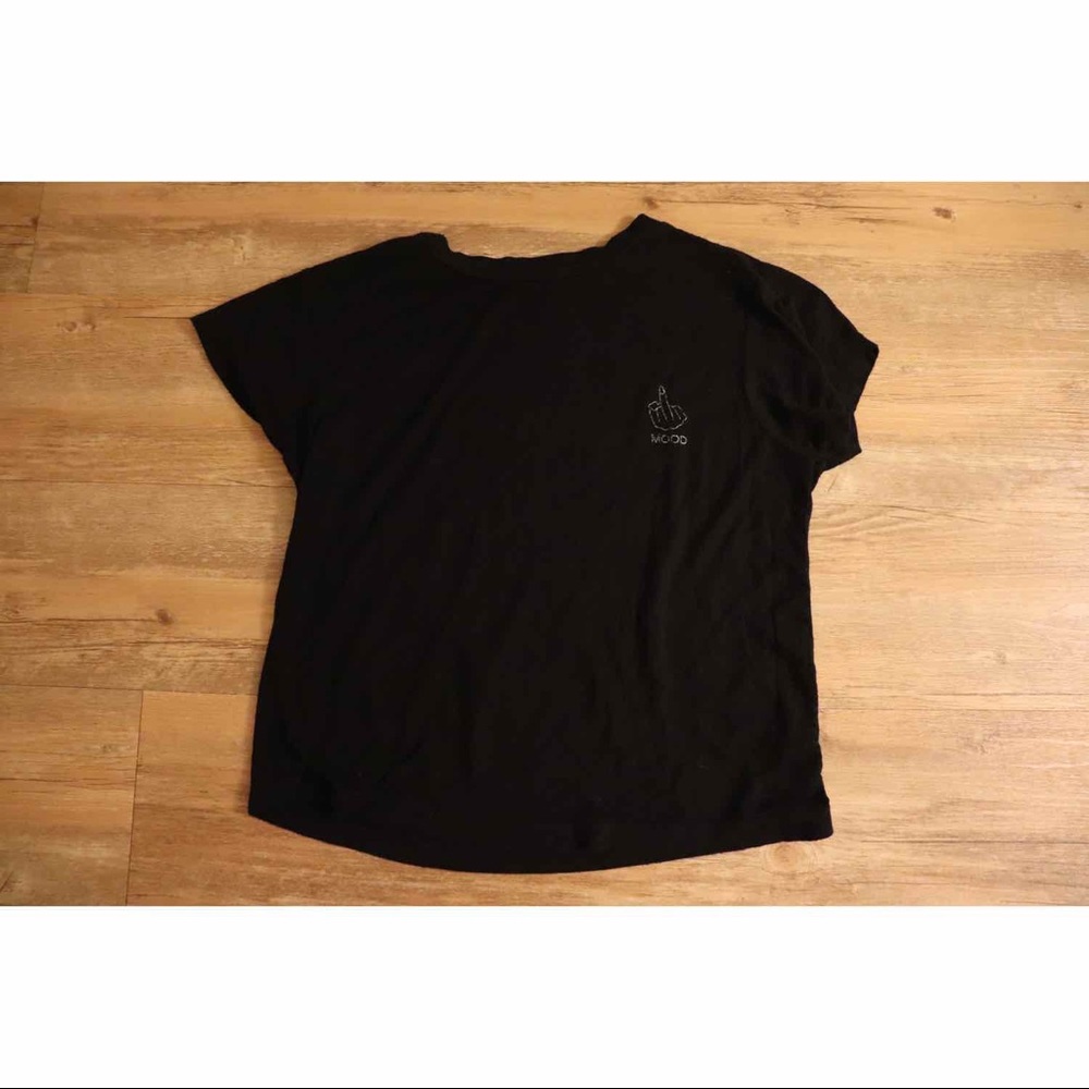 Soft black tee